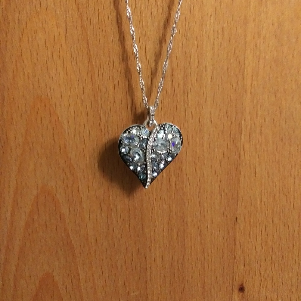 NWT Brighton Trust Your Journey Heart Necklace
